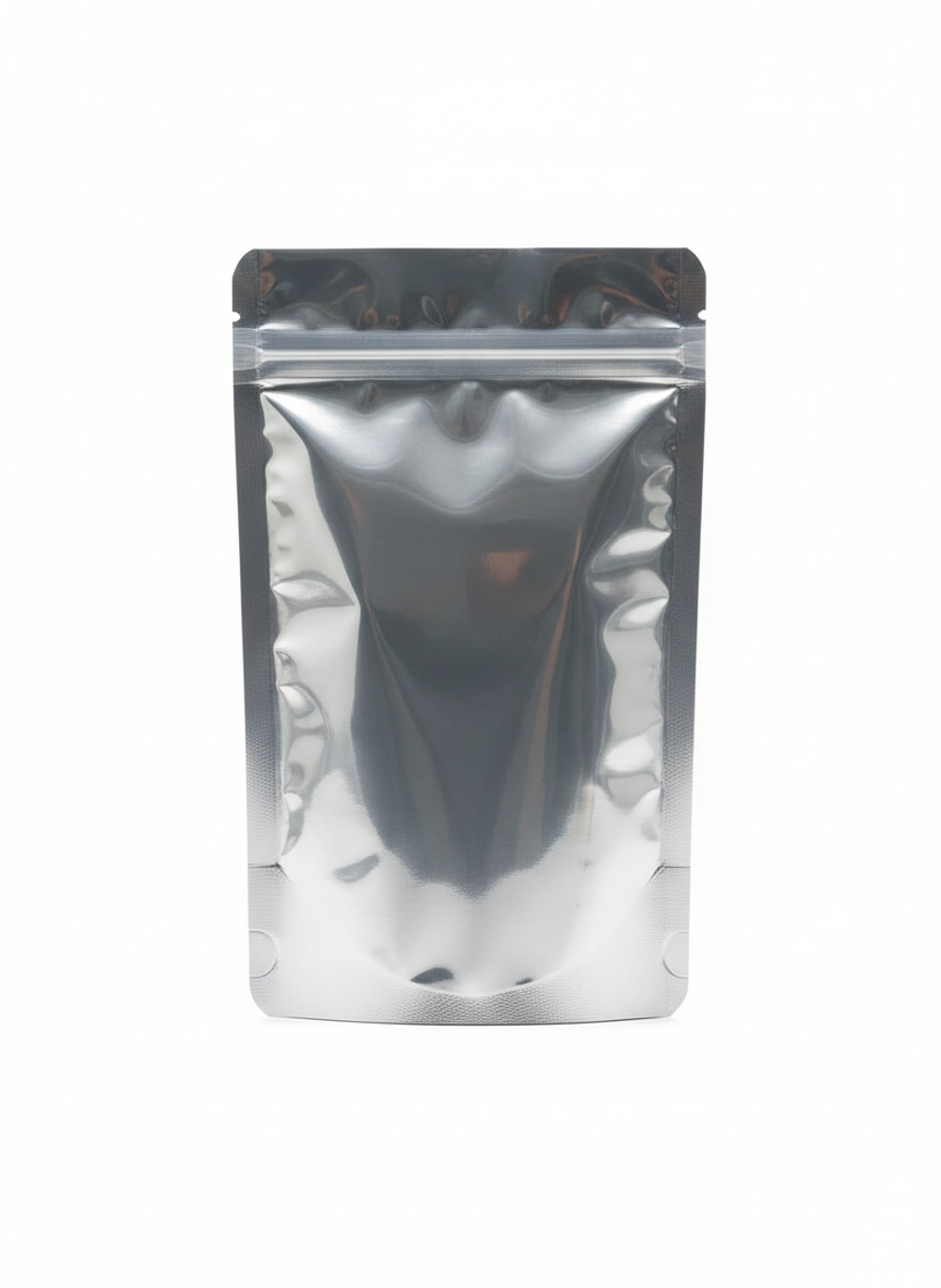 Металлизированный дой-пак 135х225 мм с Zip-lock (серебро)