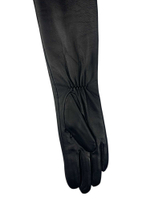 Перчатки. Женские. Материал верха: Кожаные. Подклад: Плюш-флис. Длинные. Длина 50 см. 5 шт в упаковке.