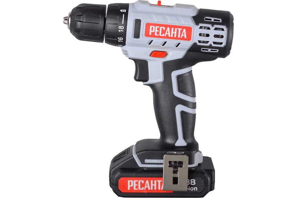 Дрель-шуруповерт аккумуляторная Ресанта ДА-18-2ЛК