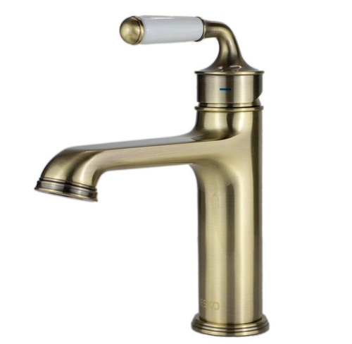 Смеситель для раковины Esko Prague PG 26 Бронза Сатин
