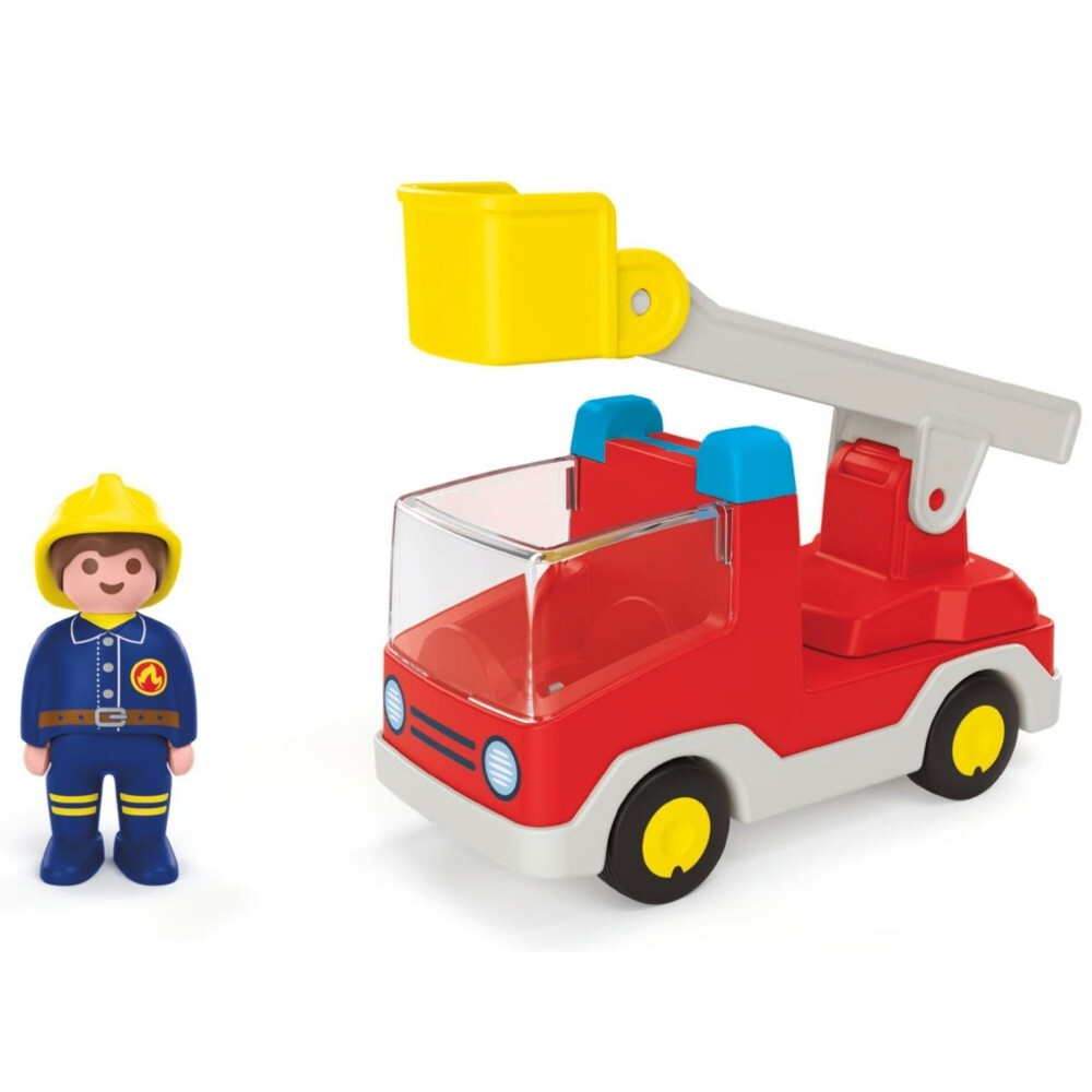Playmobil - Юношеская пожарная машина с лестницей 71683 / артикул   71683  / GTIN 4008789716835