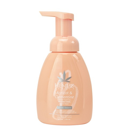 HEMPZ Мыло-мусс Абрикос и Клементин 236ml/ Apricot & Clementine Herbal Foaming Herbal Anti-Bacterial Hand Wash