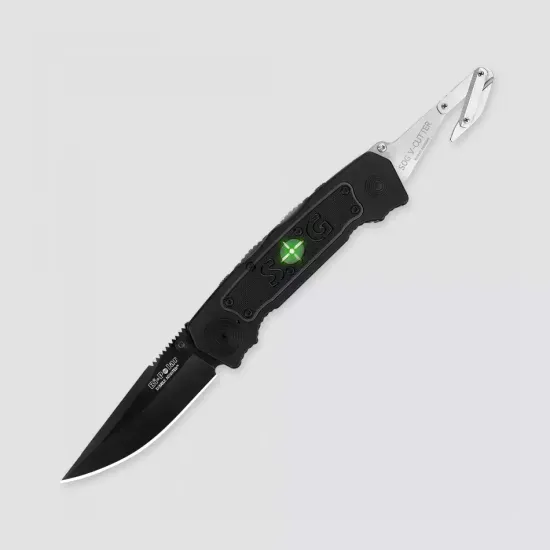 Складной нож полуавтоматический SOG Bi-Polar SG/BP-2 c клинком из стали AUS-8, рукоять алюминий