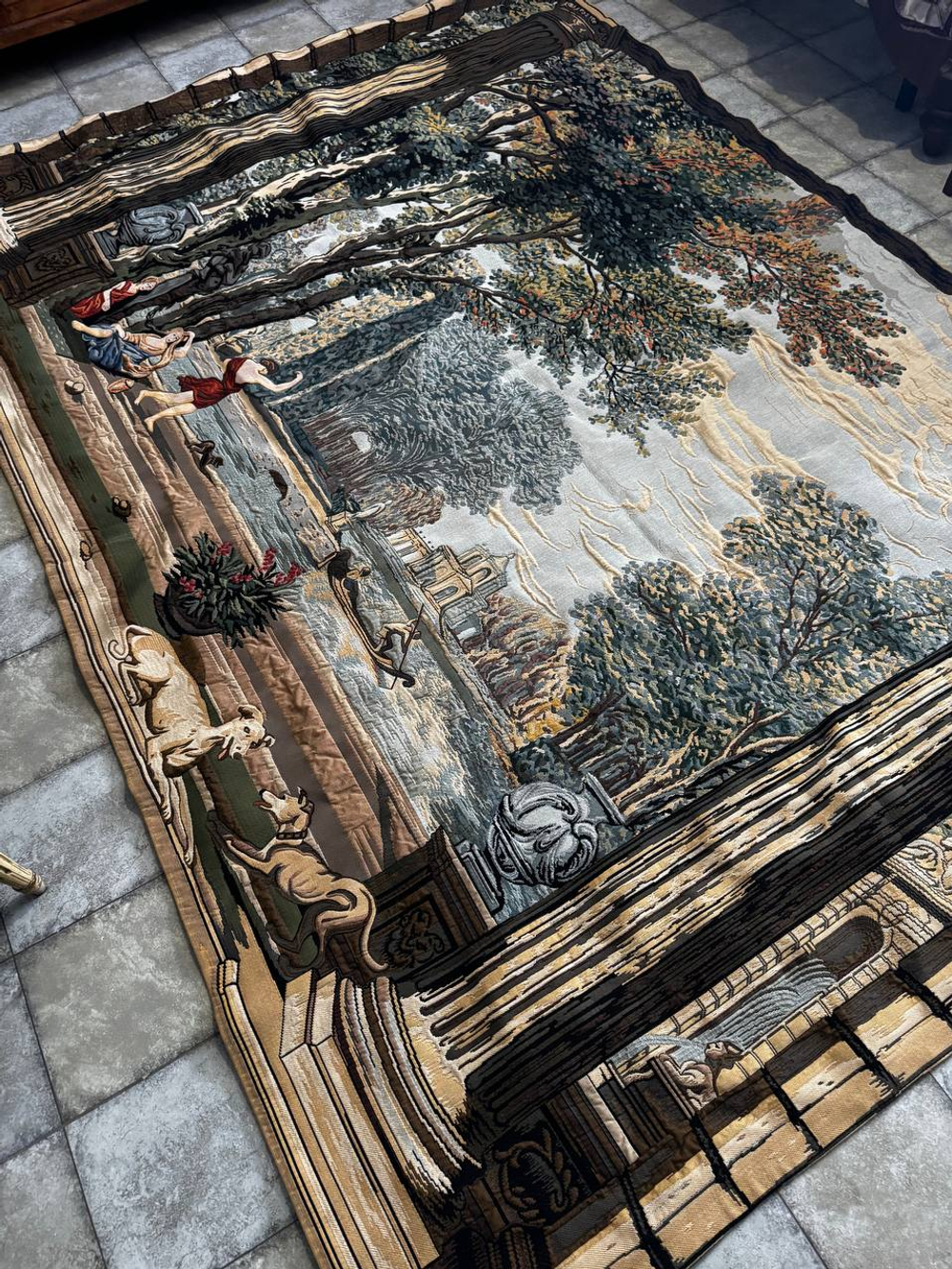 Гобелен по мотивам Исаака де Мушерон