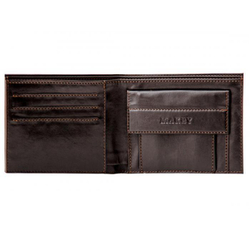 Кошелек «Соты». Цвет коричневый