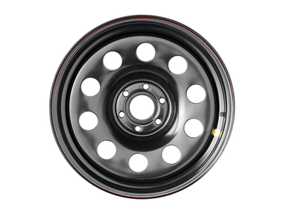 Диск усиленный Nissan Navara D40 3.0TD стальной черный 6x114,3 8xR17 d66 ET+25