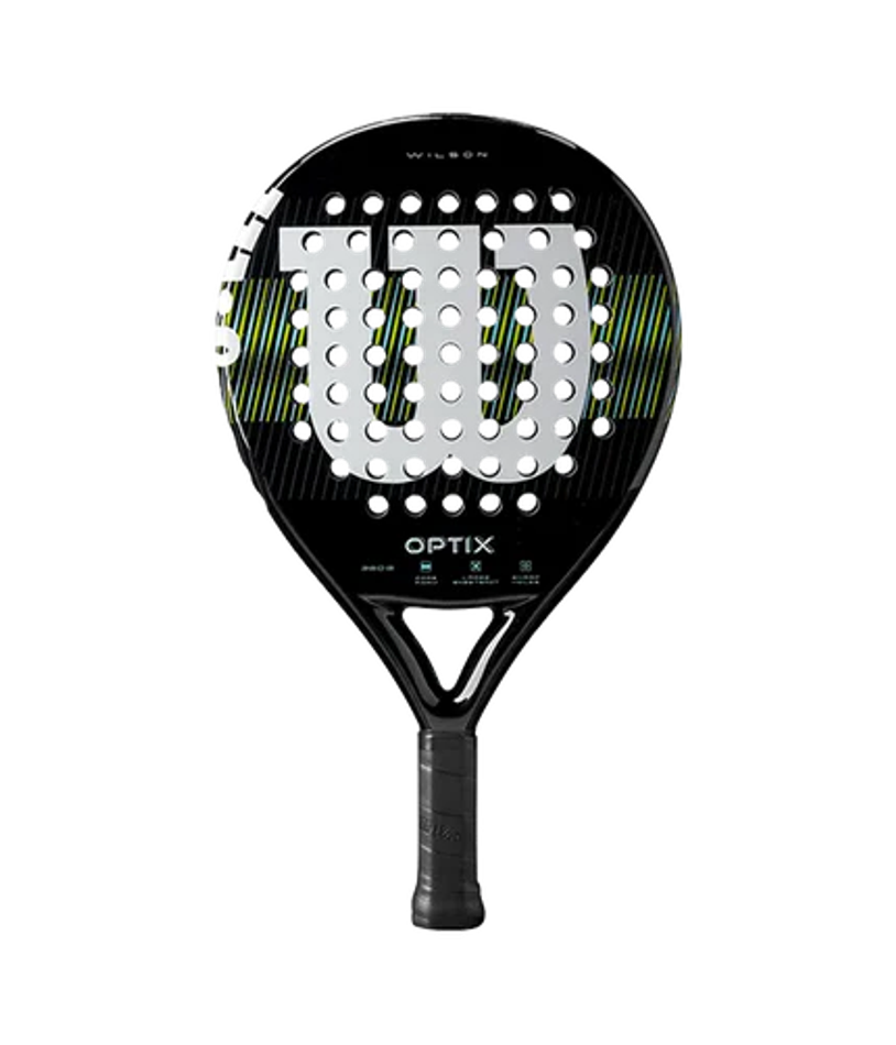 Ракетка для падел Wilson Optix V1 чёрная 2025