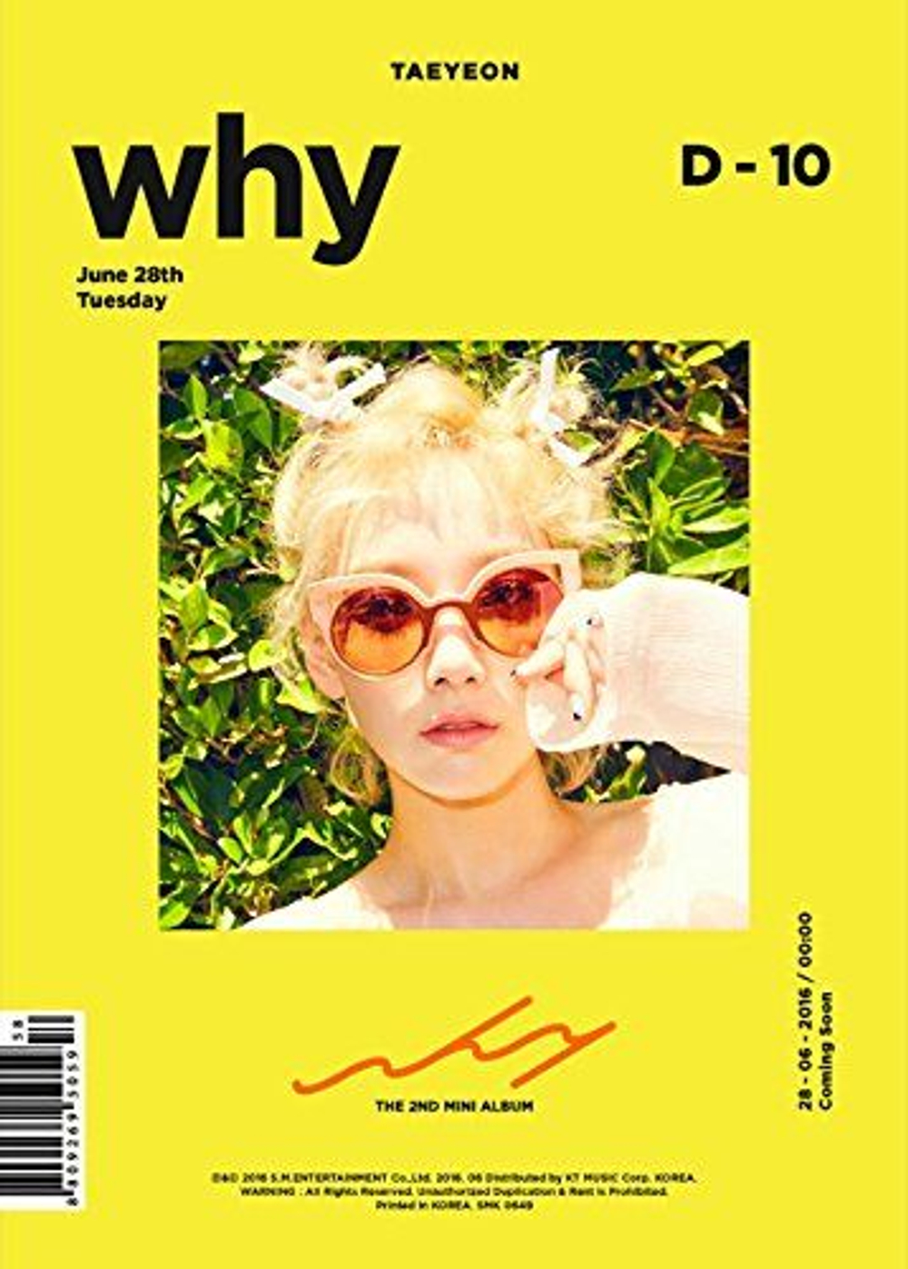 Альбом TAEYEON (GIRLS' GENERATION) - WHY 2nd Mini Album