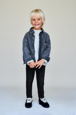 ZARA БАЗОВЫЕ ДЖИНСЫ СКИННИ, ЧЕРНЫЙ