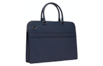 MICHAEL KORS MK Cooper Artificial Leather Handbag, Shoulder Bag, Crossbody Bag, Laptop Bag, Briefcase Men"s Marine Blue