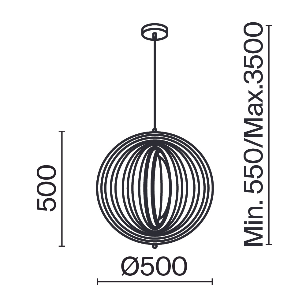 Подвесной светильник Maytoni Roots MOD197PL-01W1