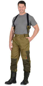 Костюм ГОРКА куртка, брюки, помочи (полотно палаточное) хаки