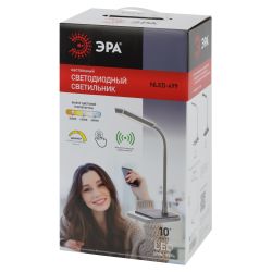 Настольный светильник ЭРА NLED-499-10W-W светодиодный белый | Светодиодные настольные лампы