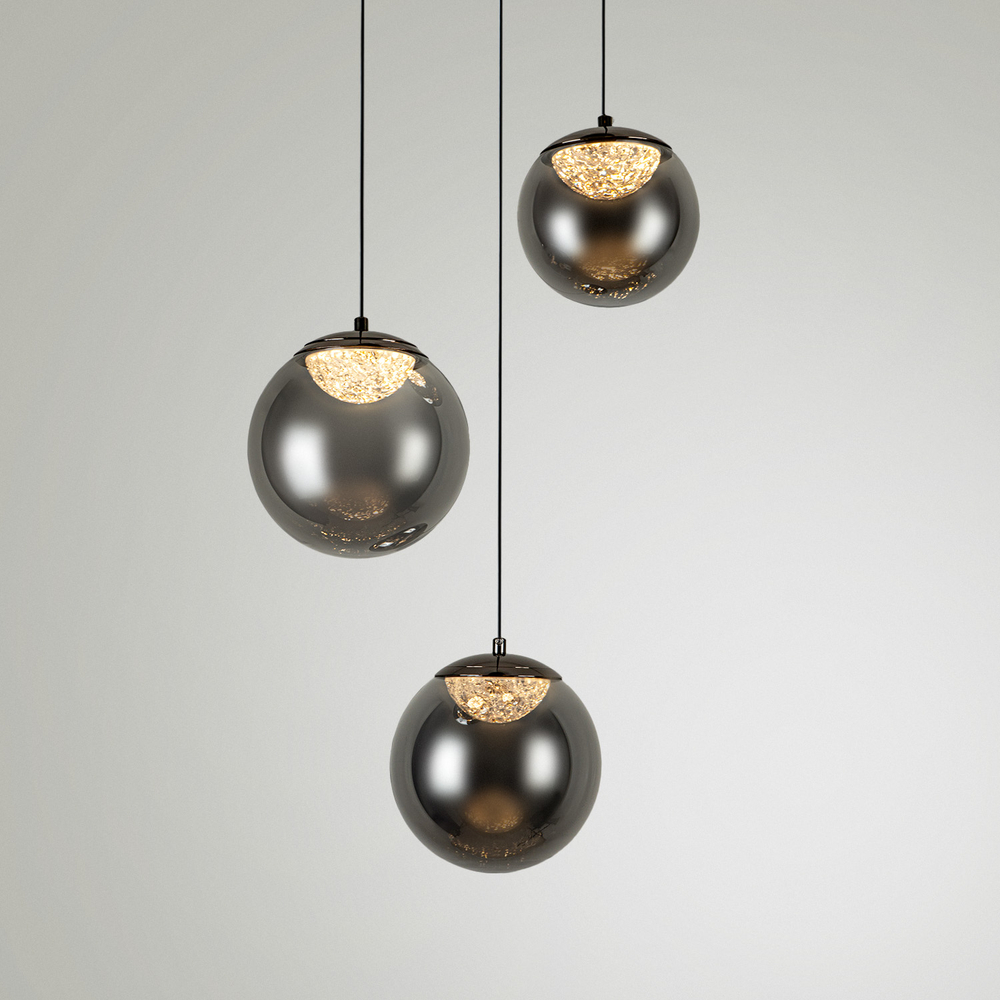 Подвесной светодиодный светильник Modelux ML.2338.3R BK