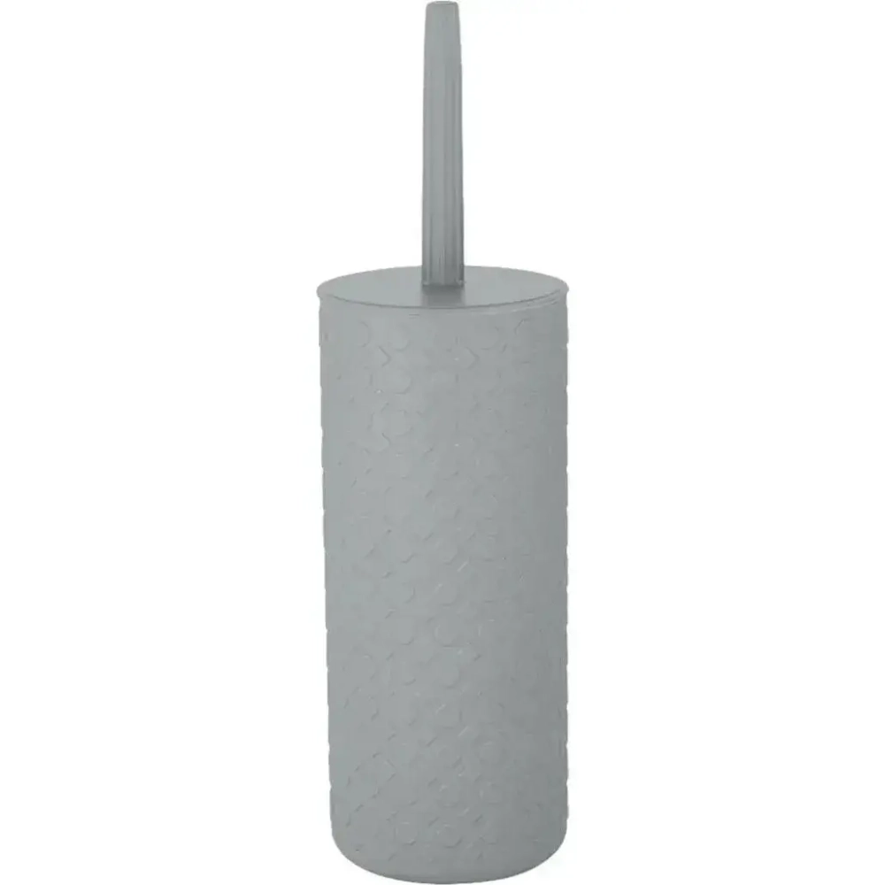 Комплект WC Plast Team STOCKHOLM (подставка + ёршик) серый шторм