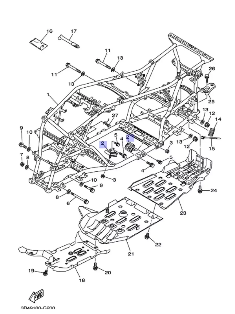 Подушка двигателя 3B4214850000