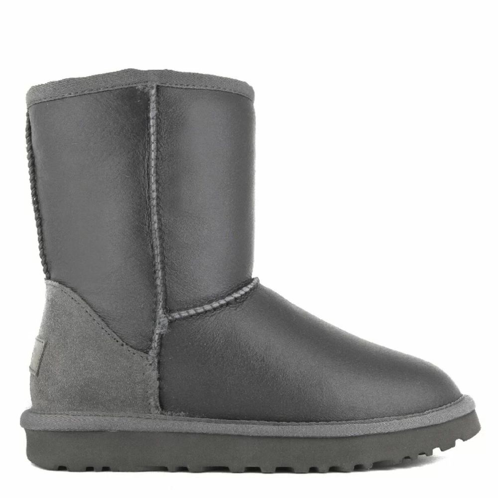 Угги UGG Mens Classic Short Metallic Grey