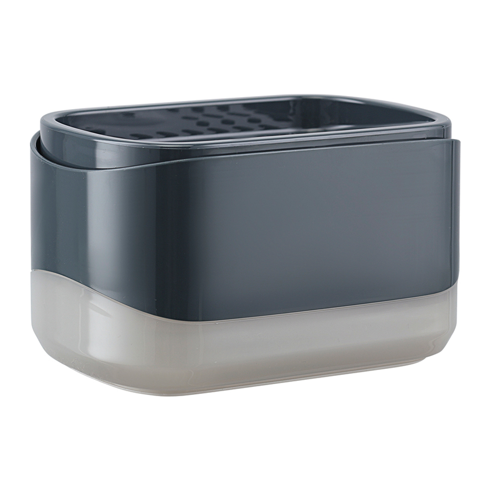 Диспенсер для жидкости для мытья посуды nori, 350 мл, темно-серый