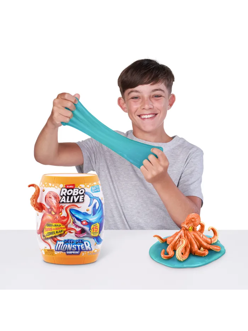 Игровой набор ZURU Robo Alive Глубоководный монстр Осьминог интерактивный