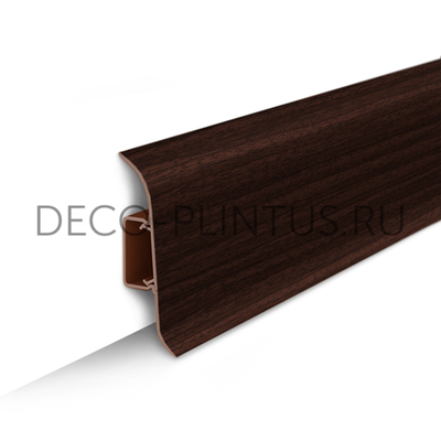 Плинтус напольный Идеал Классик 55 мм, 346 Махагон (IDEAL Classic 55мм, 2.2м,)