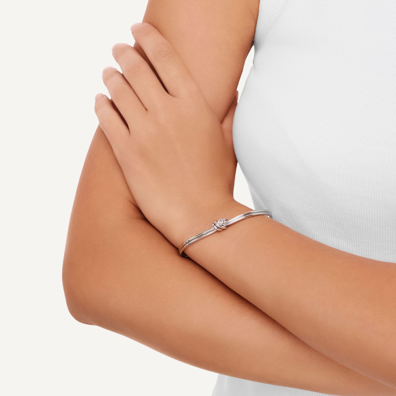 Браслет Double Bundle Up Bracelet - Silver