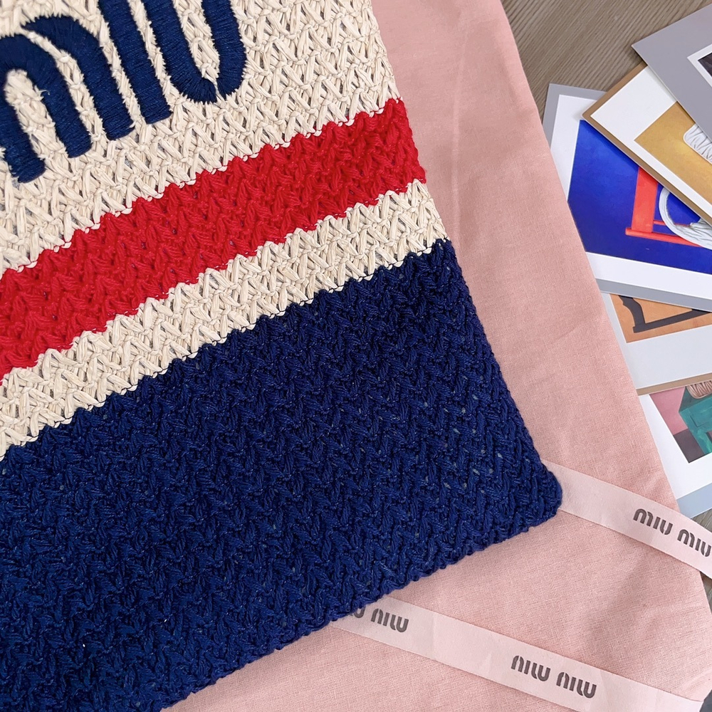Miu Miu Crochet Tote Bag