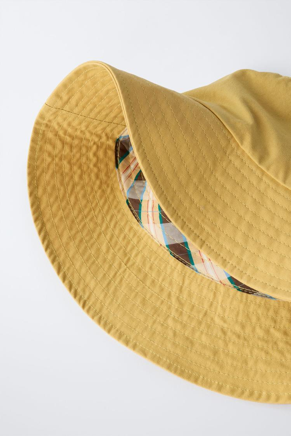 ZARA Х BENSIMON ® ПАНАМА ИЗ ХЛОПКА, ГОРЧИЧНЫЙ