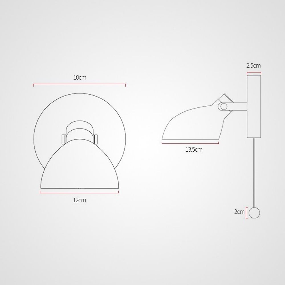 Настенное Бра Onder Grey Switch By Imperiumloft