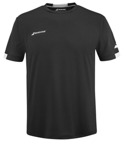 Теннисная футболка Babolat Play Crew Neck Tee Men - black/black