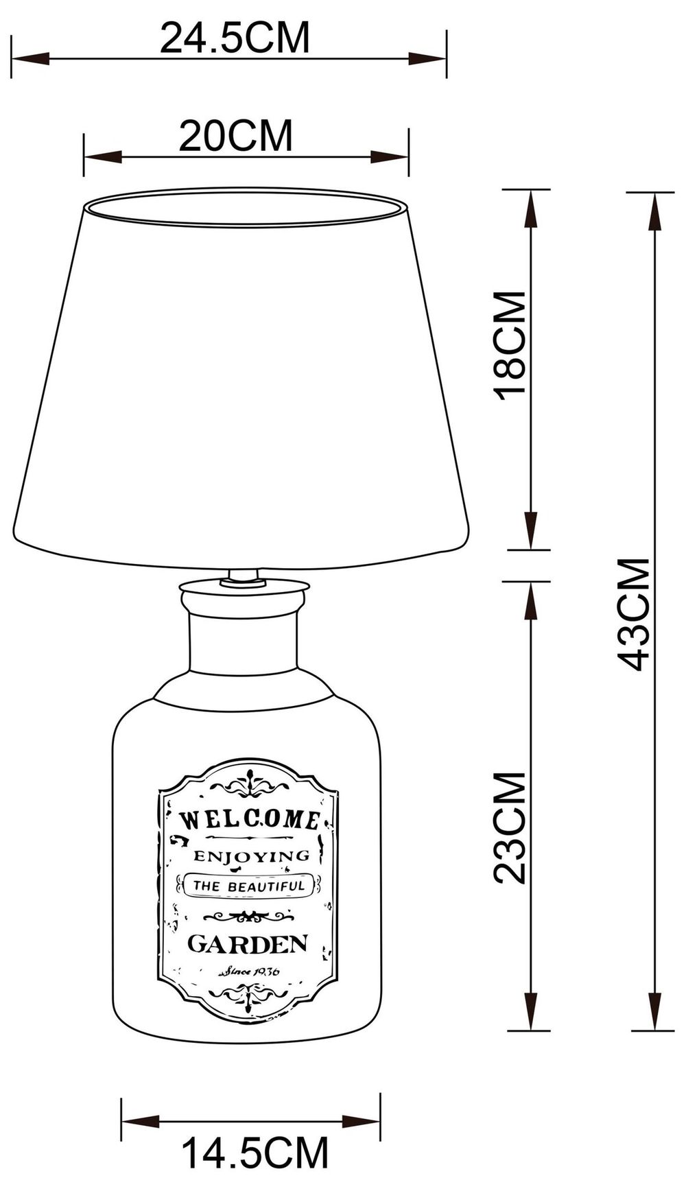 Декоративная настольная лампа Arte Lamp