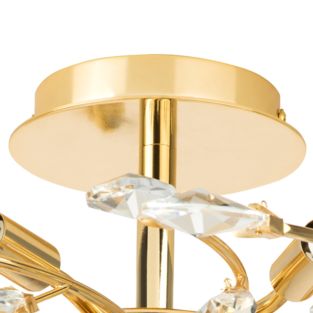 791182 Люстра потолочная ISABELLE 8х40W G9 ЗОЛОТО