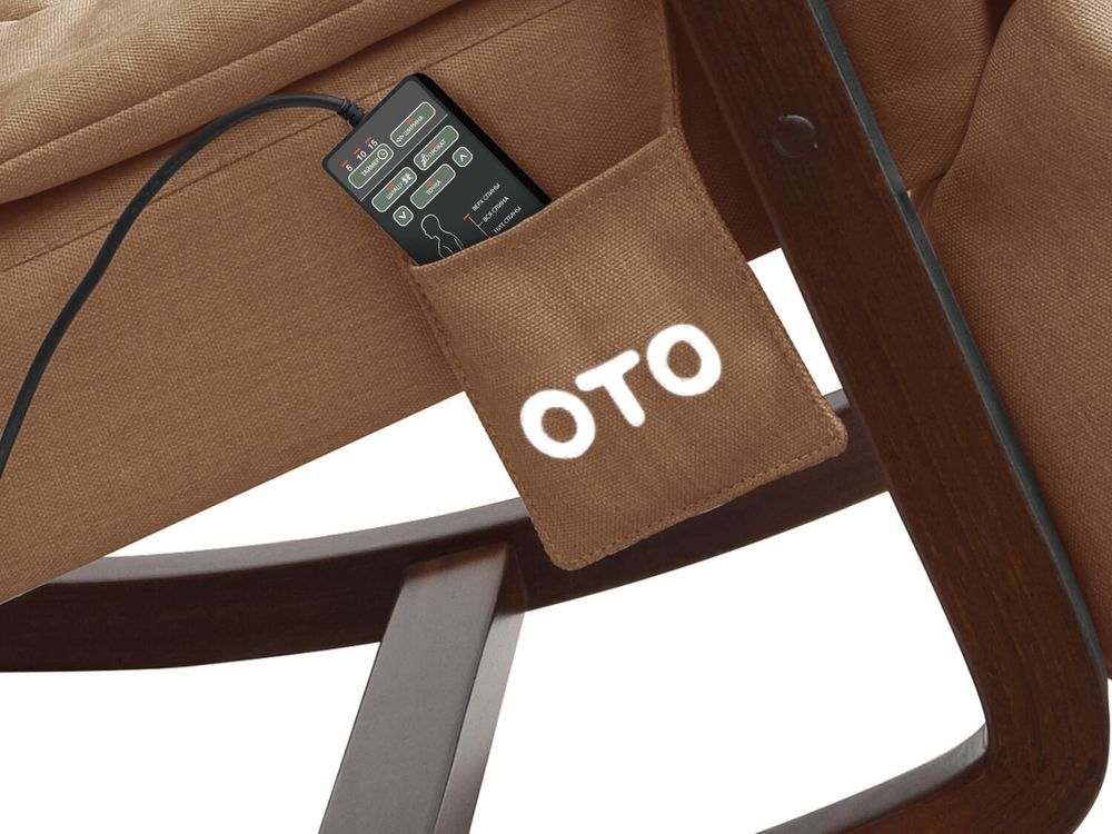Массажное кресло-качалка OTO Grand Life OT2007 ШОКОЛАД