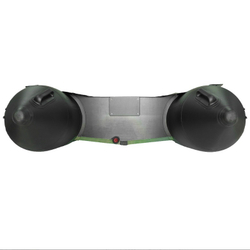 Лодка ПВХ Ривьера Компакт 3400 СК "Комби" зеленый/черный