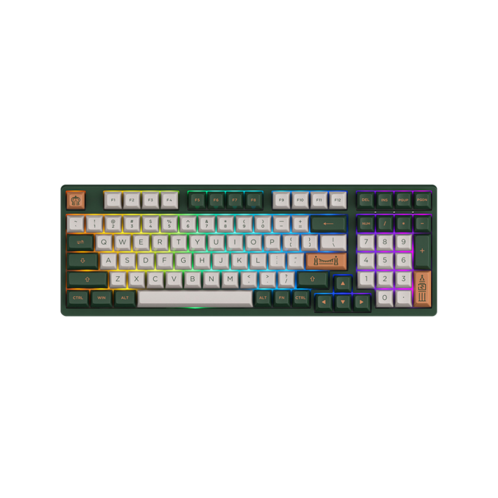 Игровая Клавиатура Akko 3098S World Tour Landon/RGB/Hot-Swap/AKKO CS Silver