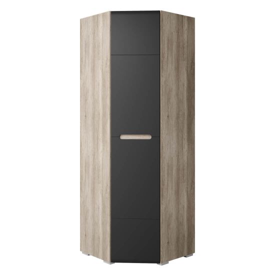 Наоми ШК-21 Шкаф угловой дуб каньон/графит нубук