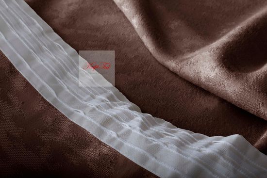 Комплект штор Луи (шоколад). Шторы из стриженного бархата