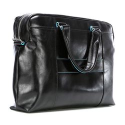 Сумка Piquadro Blue Square черная телячья кожа (CA3335B2/N) 2