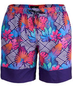 Мужские шорты для плавания с ярким принтом Doreanse Bora Bora (Размер: XXL) (Цвет: сливовый)