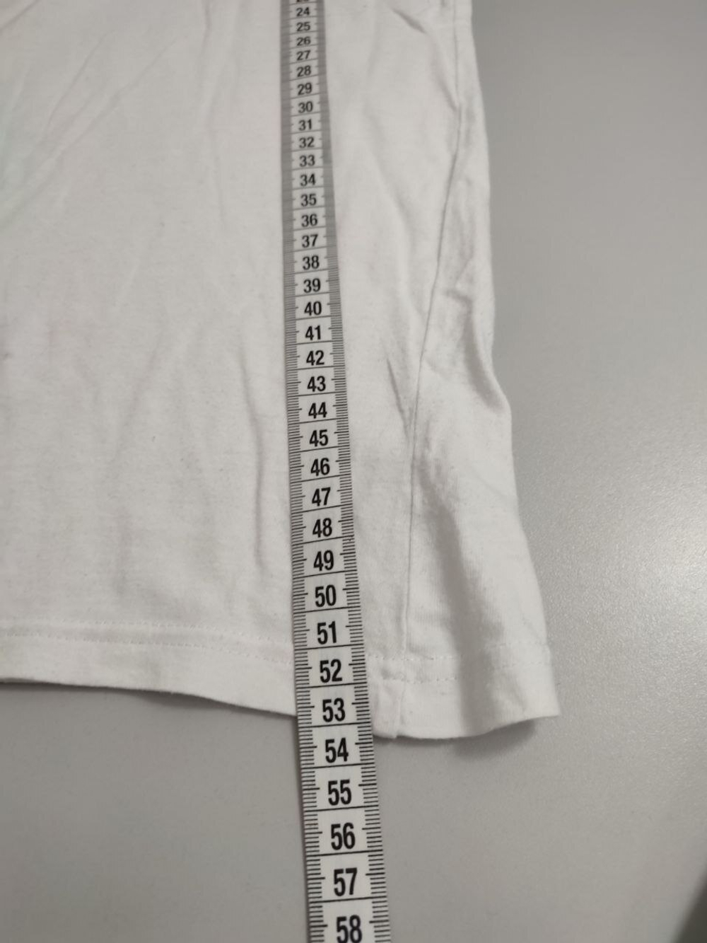 Майка белая бельевая на 10-12 лет