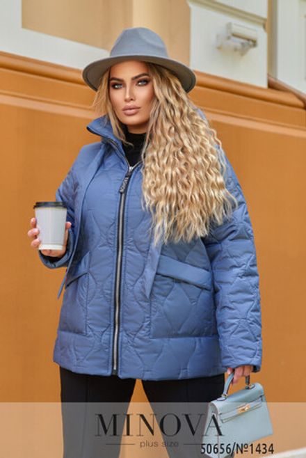 Куртка 1434-джинс Minova Фото 2