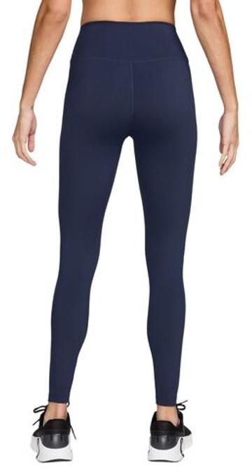 Женские леггинсы Nike One High Waist Full Length - midnight navy/white