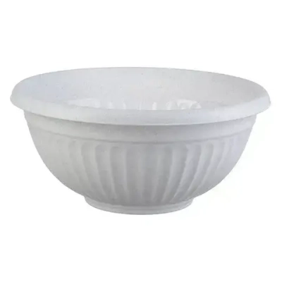 Кашпо-миска ЛИВИЯ D400мм Мраморный 0,18,4х0,4м (упаковка 11 шт.) (комплект 11 шт)