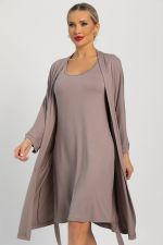 Платье-майка для дома Шелк вискозы (латте) П14492-52М LT Collection