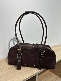 Сумка из натуральной замши