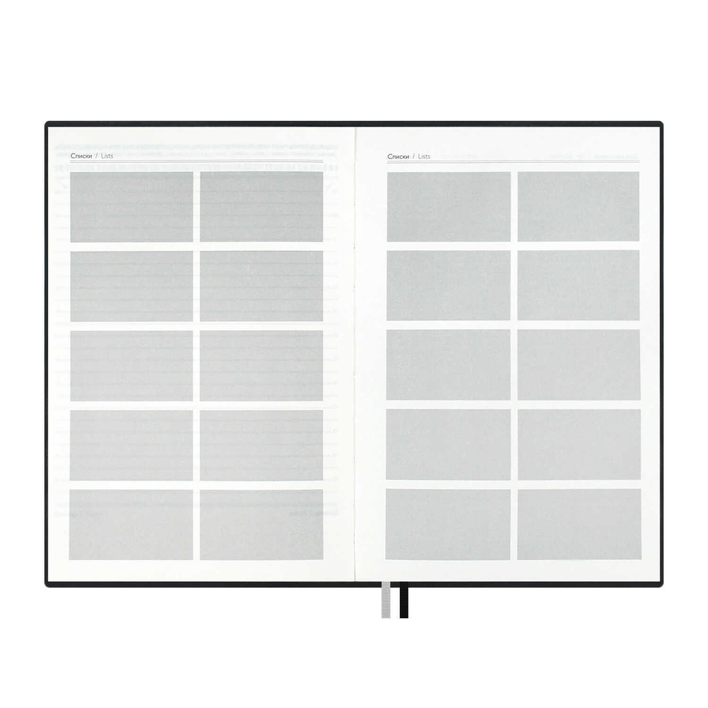 Ежедневник-органайзер недатированный ESCALADA, А5+, 160 л., арт. 70547/ 10 САРЖА ЧЁРНЫЙ (кожзам: 146х211 мм, 175x225 мм, твёрдый переплёт с поролоном, материал обложки: искусственная кожа "Буйвол", искусственная кожа "Саржа"; способ крепления блока:
