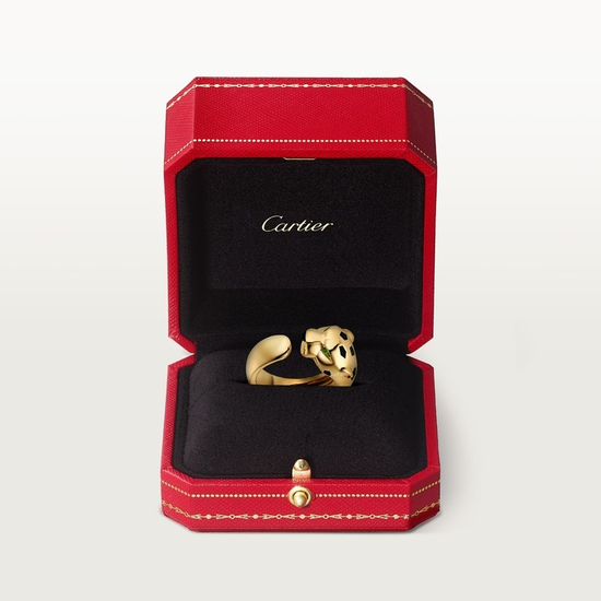 Panthère de Cartier ring medium model в желтом золоте
