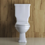 Унитаз компакт безободковый с сиденьем P-trap BelBagno BOHEME BB115CPR + BB115T