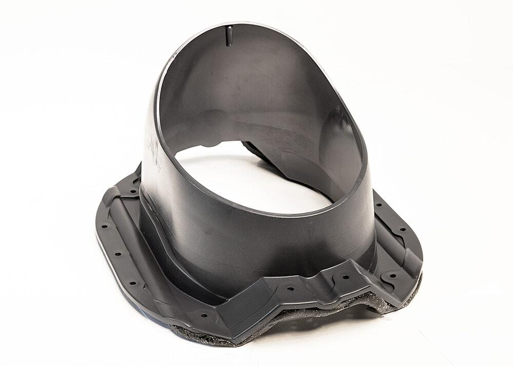 Турбодефлектор TD160 НСТ, вент. выход утепленный высотой Н-500, для кровельного профнастила 35мм, серый