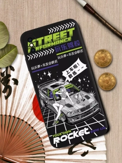 Чехол на iPhone X с принтом