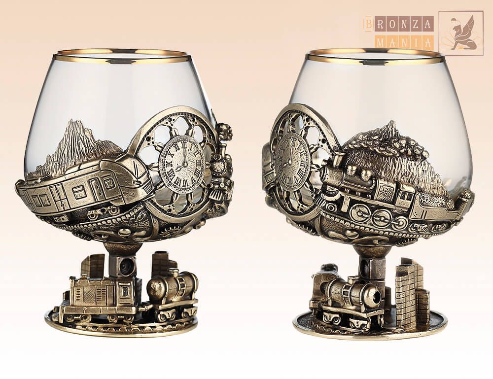 бокал Поезд - Железная дрога